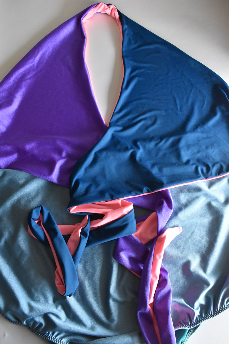 Selka Swimsuit in Zero Waste Multi-Color (OOAK 5XLs)