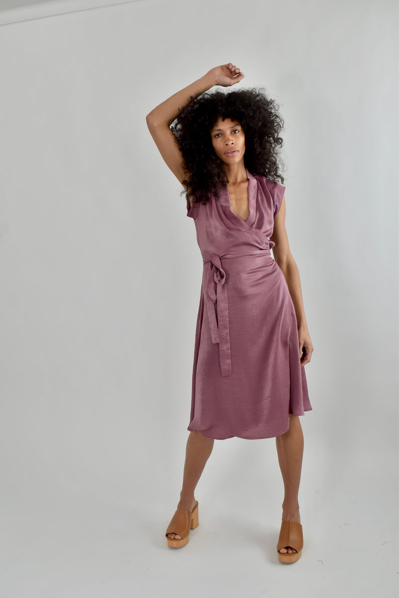 Francis Dress in Mauve