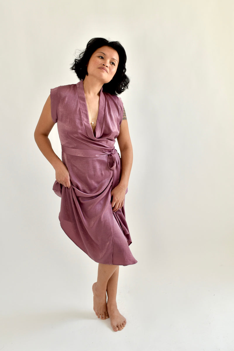Francis Dress in Mauve