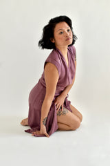 Francis Dress in Mauve
