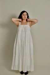 Strappy Tiered Maxi Dress