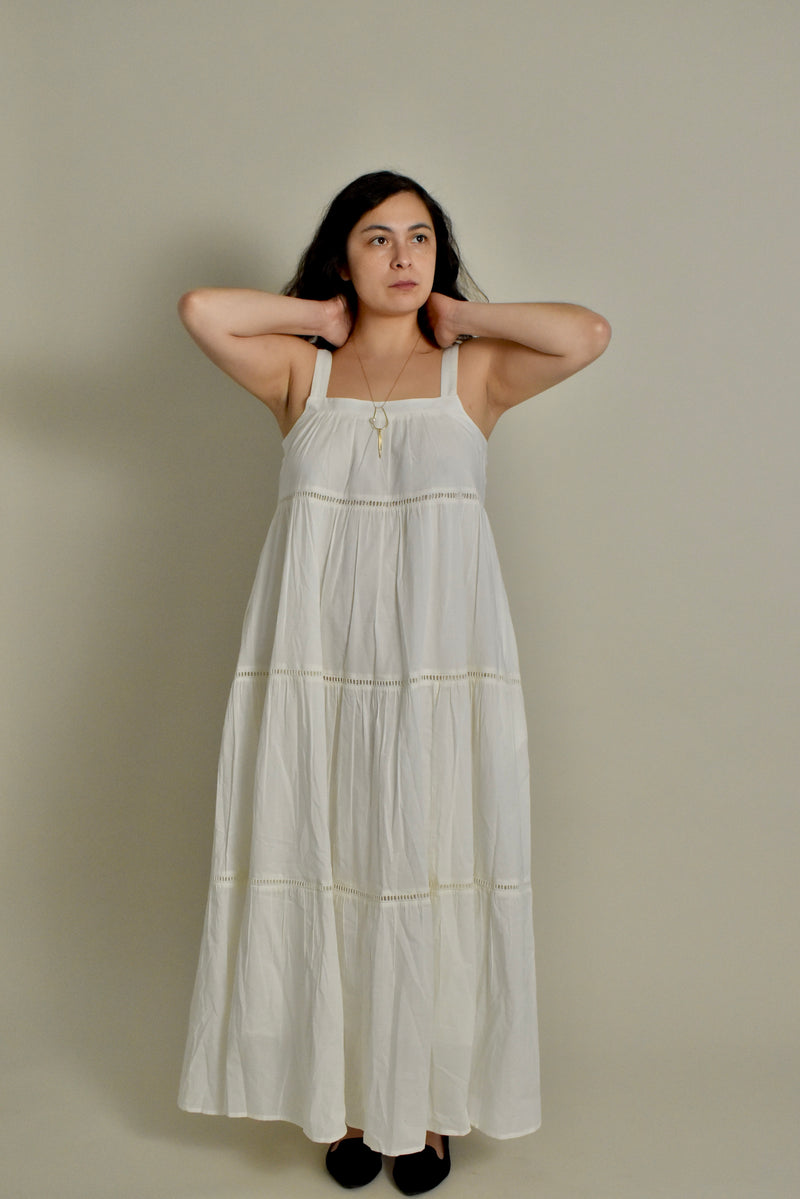 Strappy Tiered Maxi Dress