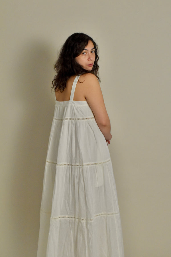 Strappy Tiered Maxi Dress