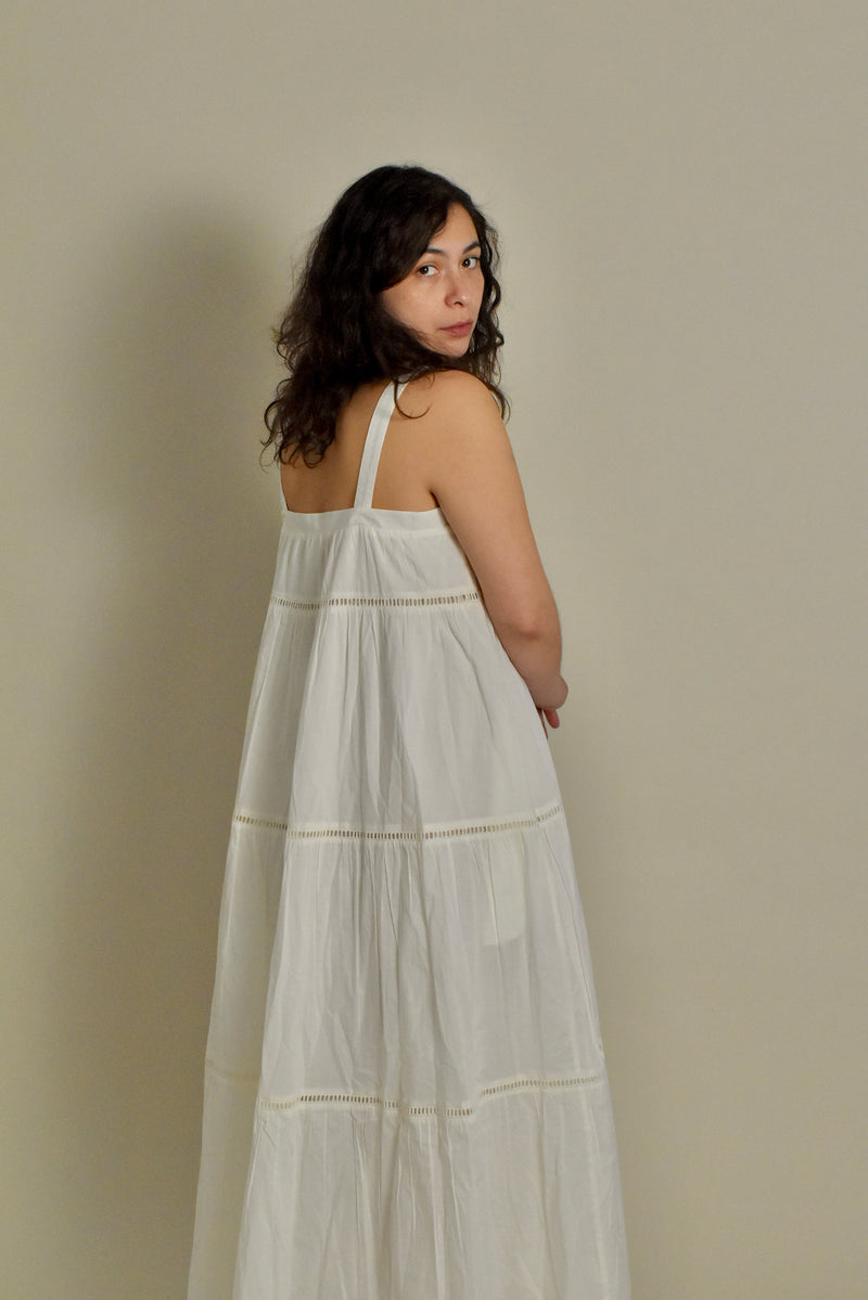 Strappy Tiered Maxi Dress