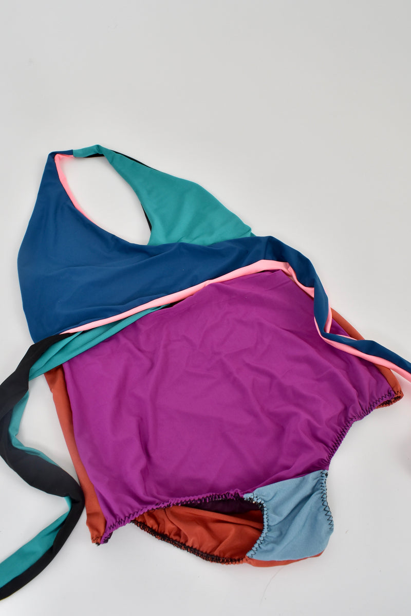 Selka Swimsuit in Zero Waste Multi-Color (OOAK Mediums)