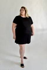 Sammy T-Shirt Dress in Black