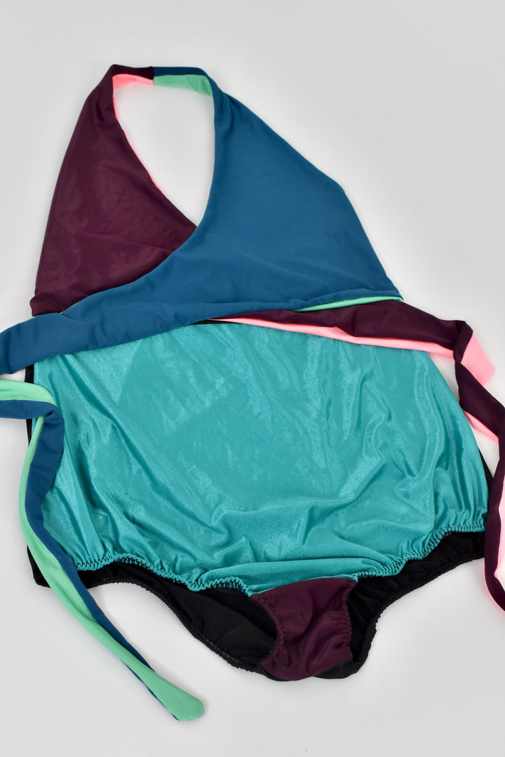 Selka Swimsuit in Zero Waste Multi-Color (OOAK Larges)