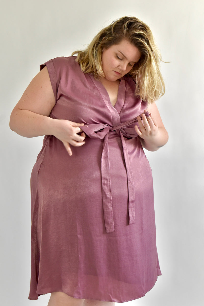 Francis Dress in Mauve