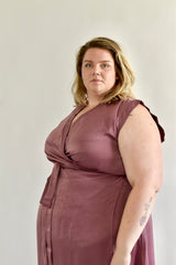 Francis Dress in Mauve