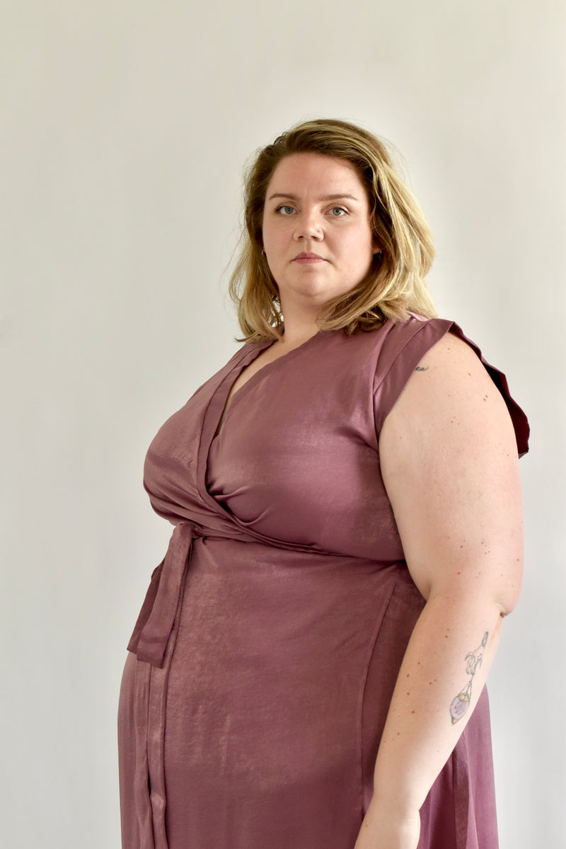 Francis Dress in Mauve