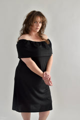 Nora Midi Dress in Black