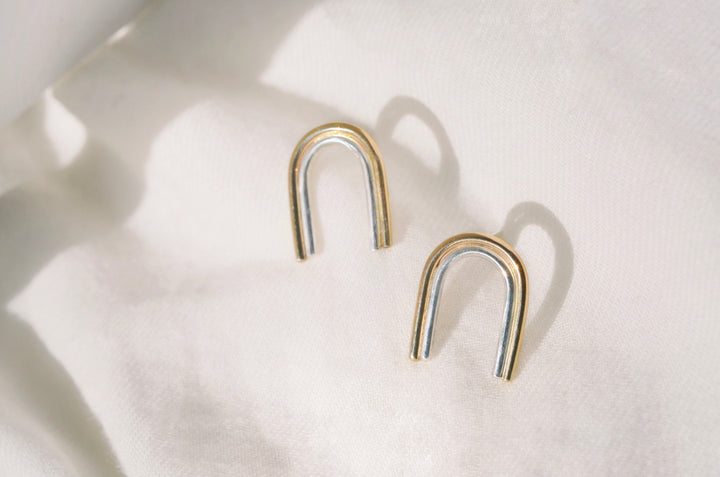 Arcos 2-Tone Studs