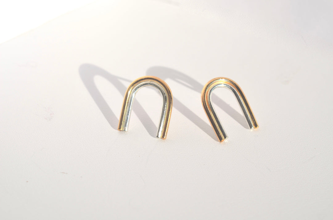 Arcos 2-Tone Studs