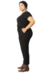 Perfect Pant 2.0 in Black Linen