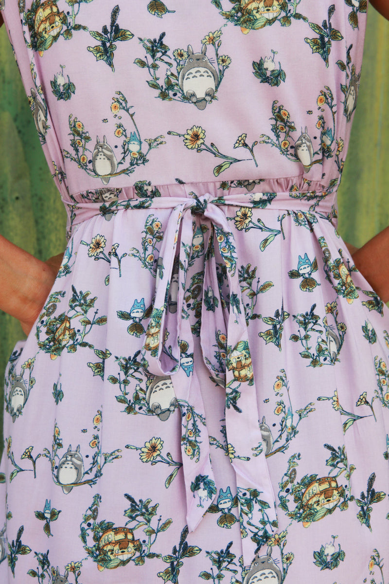 Hannah Dress in Totoro Challis