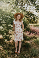 Izzy Dress in Wild Oat Woodland Wonder