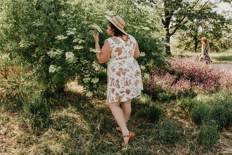 Izzy Dress in Wild Oat Woodland Wonder