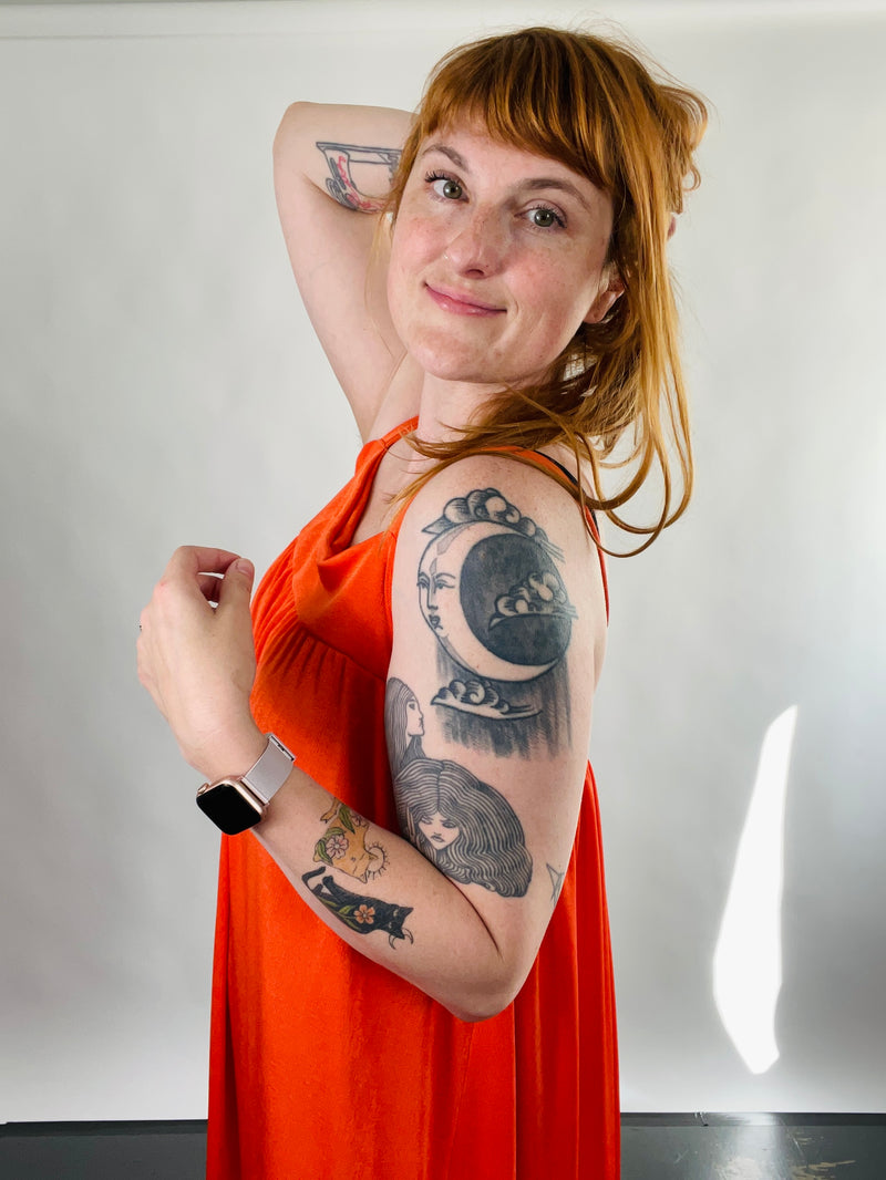 Seville Dress in Negroni