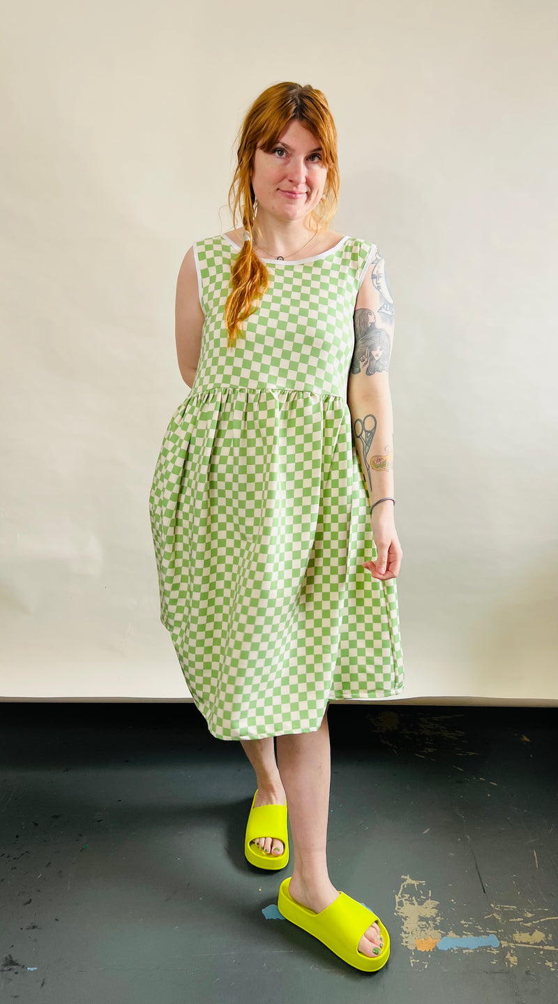 Meredith Dress in Checker