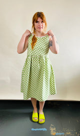 Meredith Dress in Checker