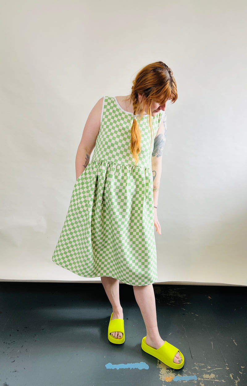 Meredith Dress in Checker