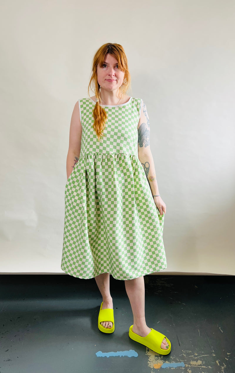 Meredith Dress in Checker