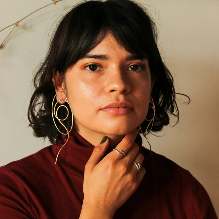 spirula earrings