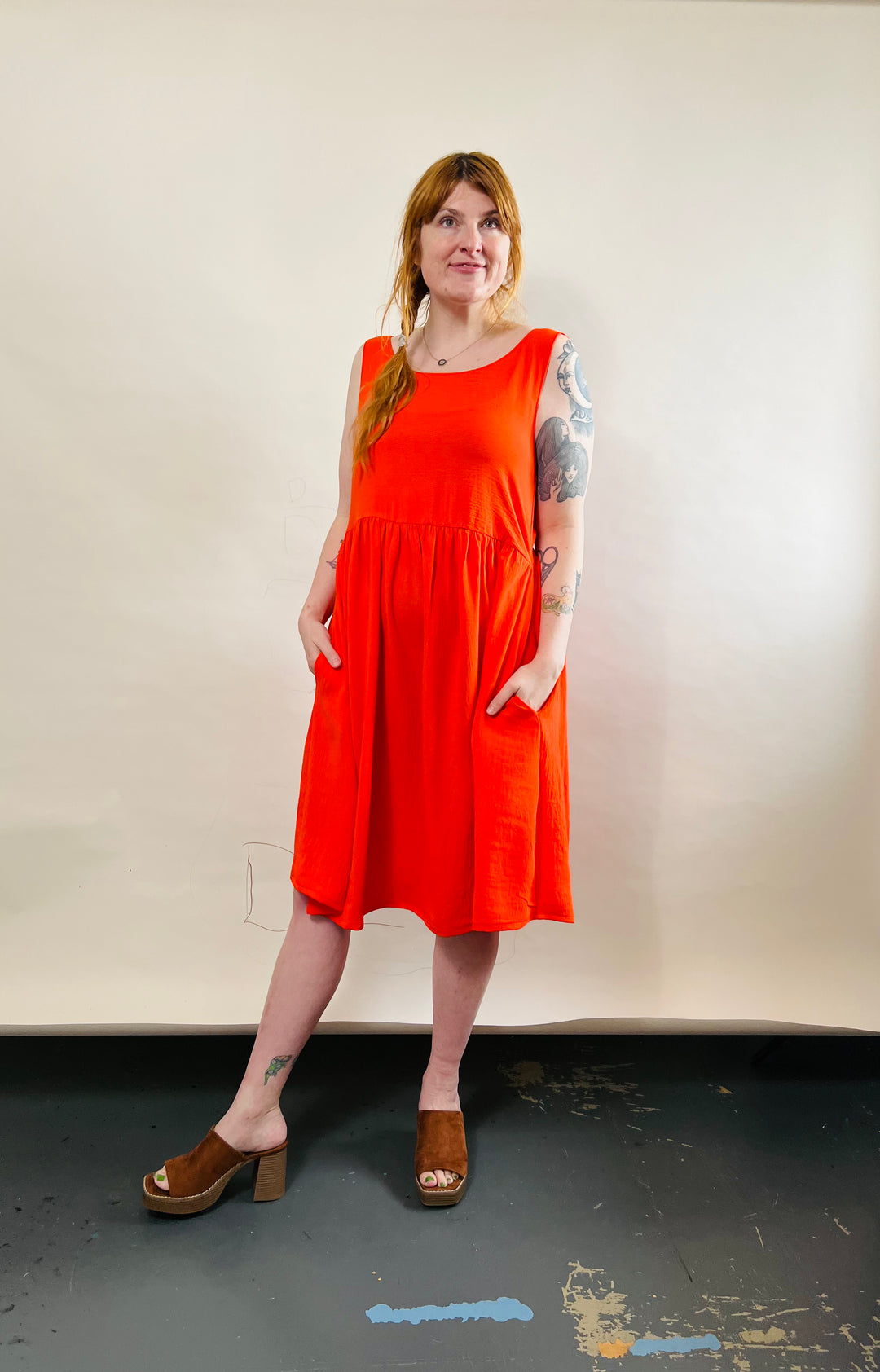 Meredith Dress in Poppy