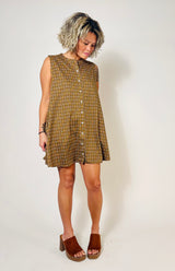 Mayra Dress in 70s Daisy