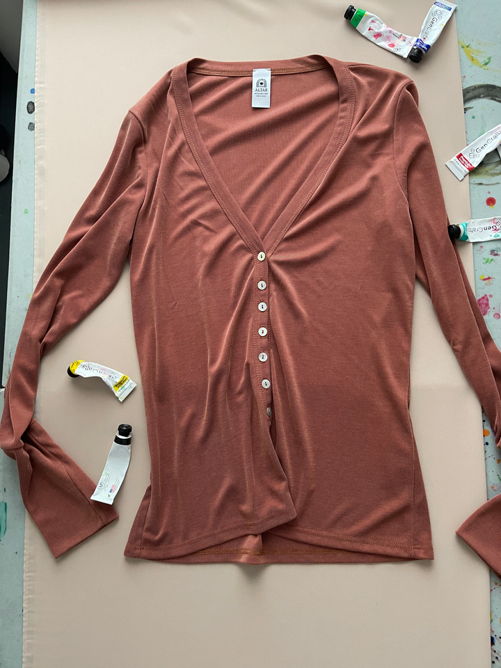 Zora Cardigan in Earth