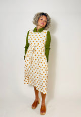 Latoya Dress in Turmeric Polka Dot