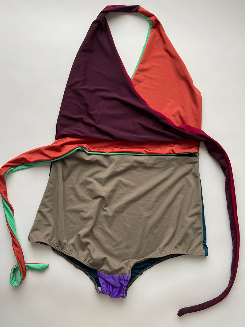 Selka Swimsuit in Zero Waste Multi-Color (OOAK 2XLs)