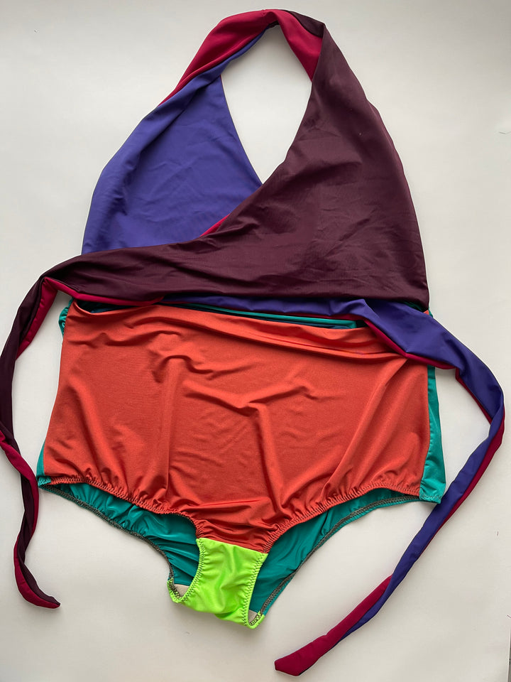 Selka Swimsuit in Zero Waste Multi-Color (OOAK 4XLs)