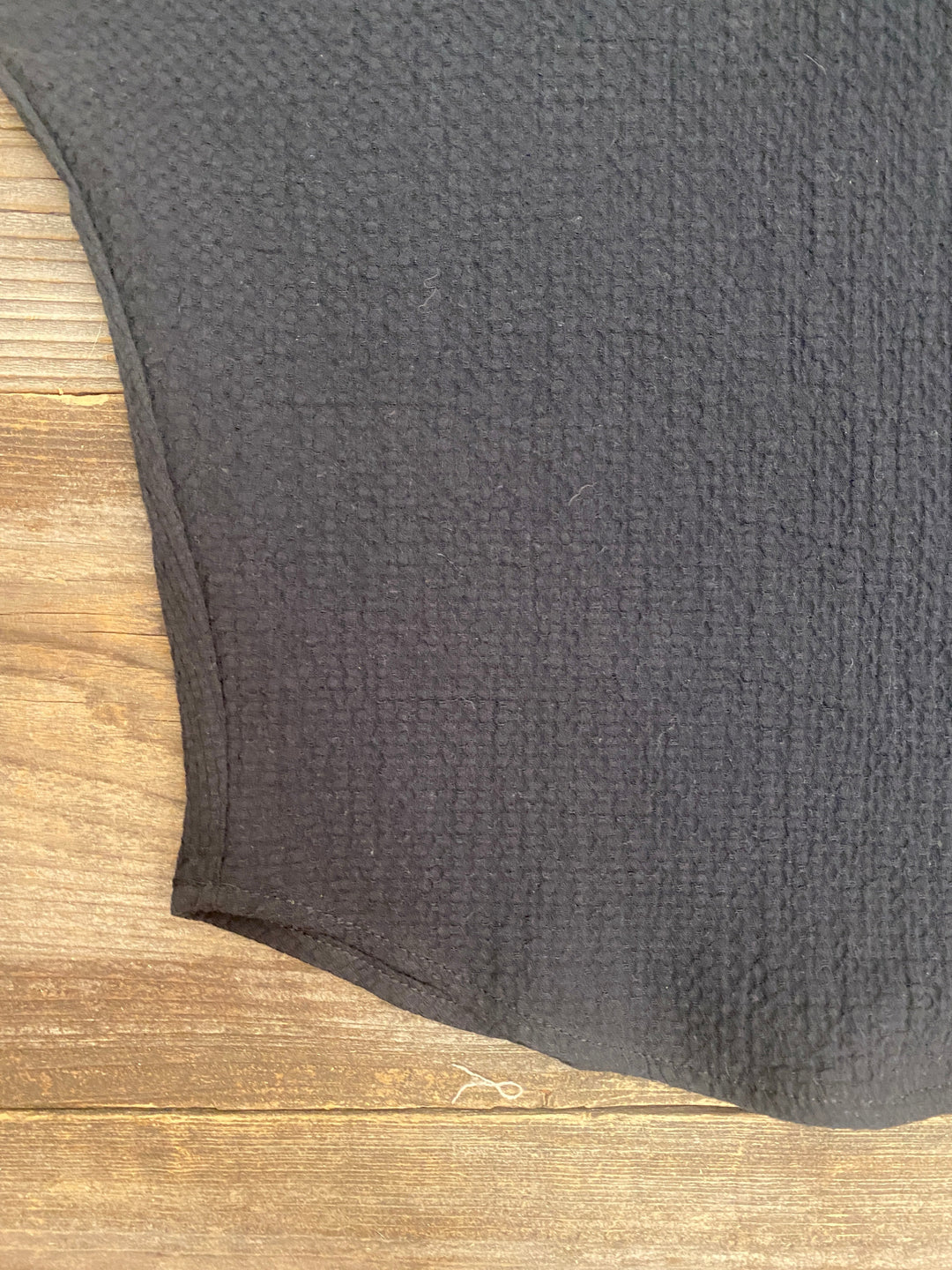 Dolman Top in Black Texture