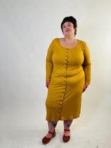 Ila Dress in Golden Turmeric