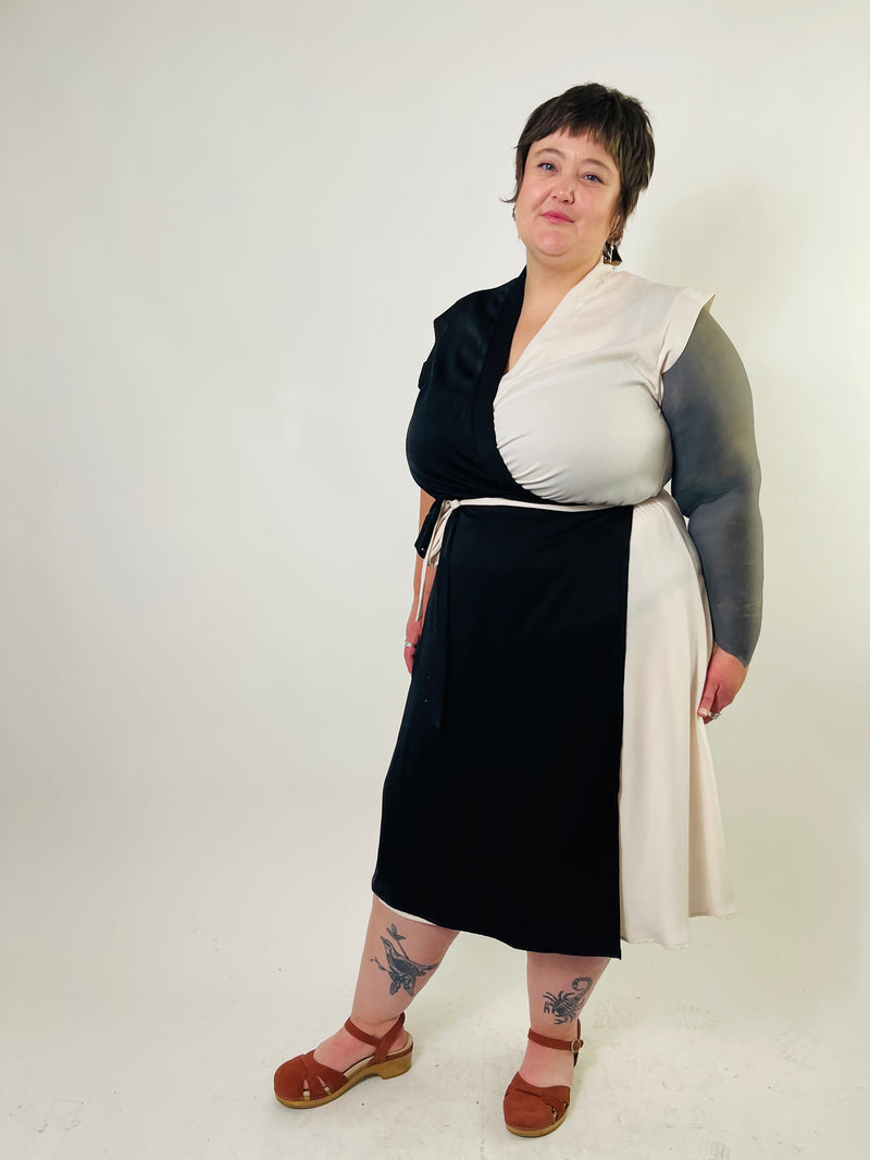 Francis Dress in Two-Tone