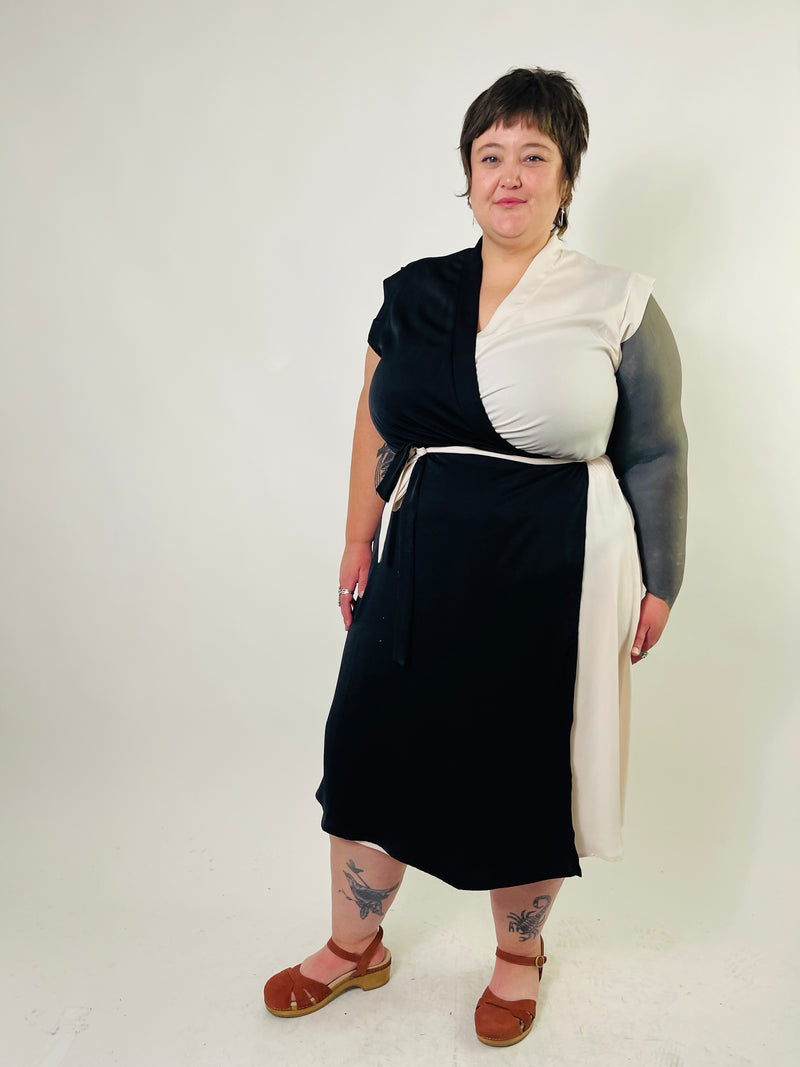 Francis Dress in Two-Tone