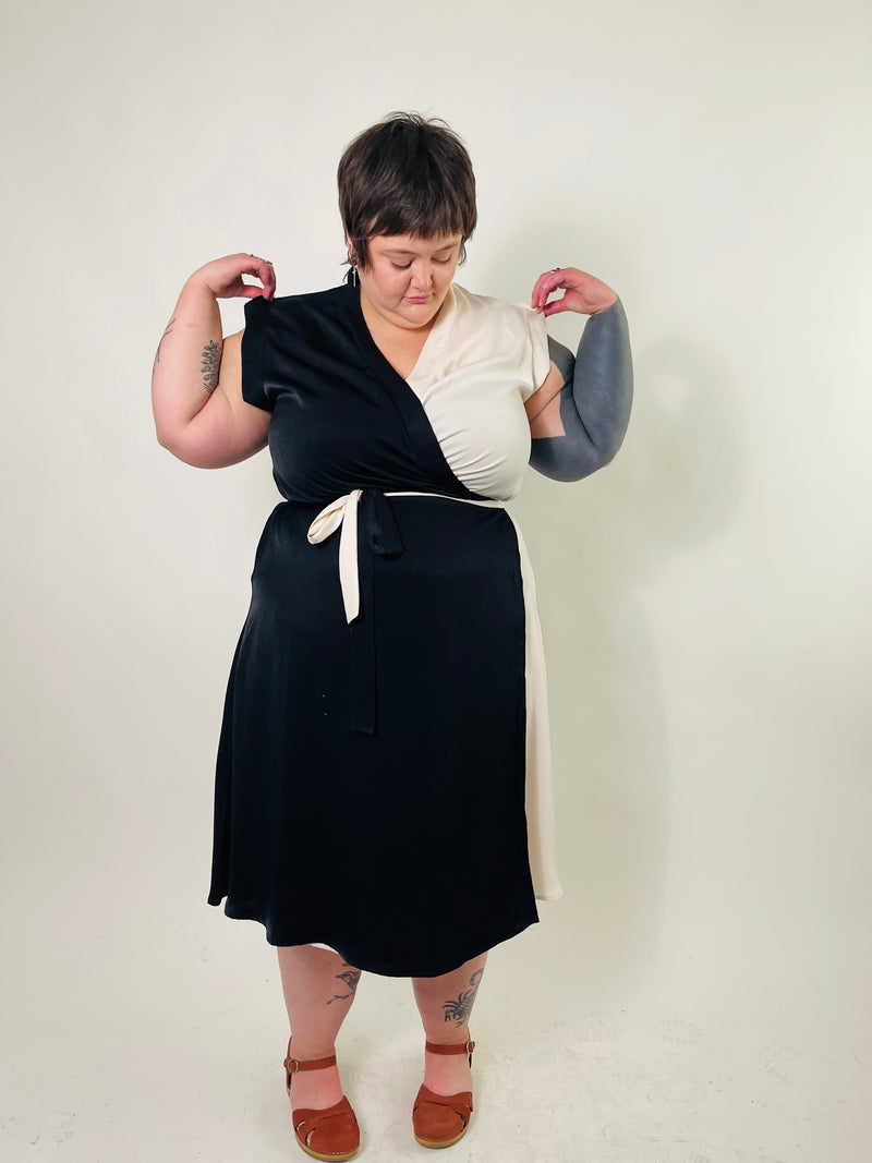 Francis Dress in Two-Tone