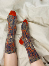 Art Nouveau Floral Sock