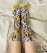 Art Nouveau Floral Sock