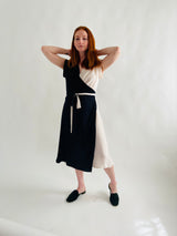 Francis Dress in Two-Tone