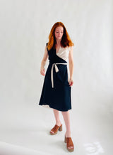 Francis Dress in Two-Tone