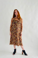 Megumi Dress in Chamomille Rose Floral