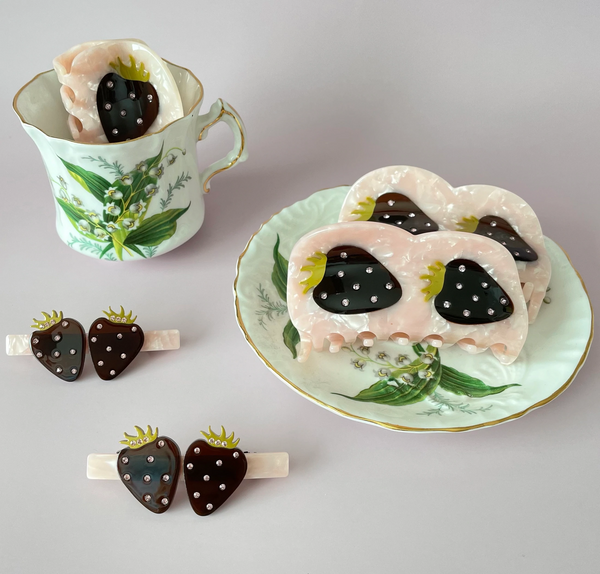 Strawberry Barrette