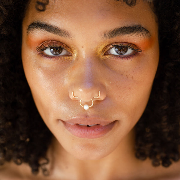 zinnia nose ring