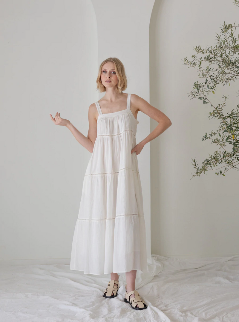 Strappy Tiered Maxi Dress