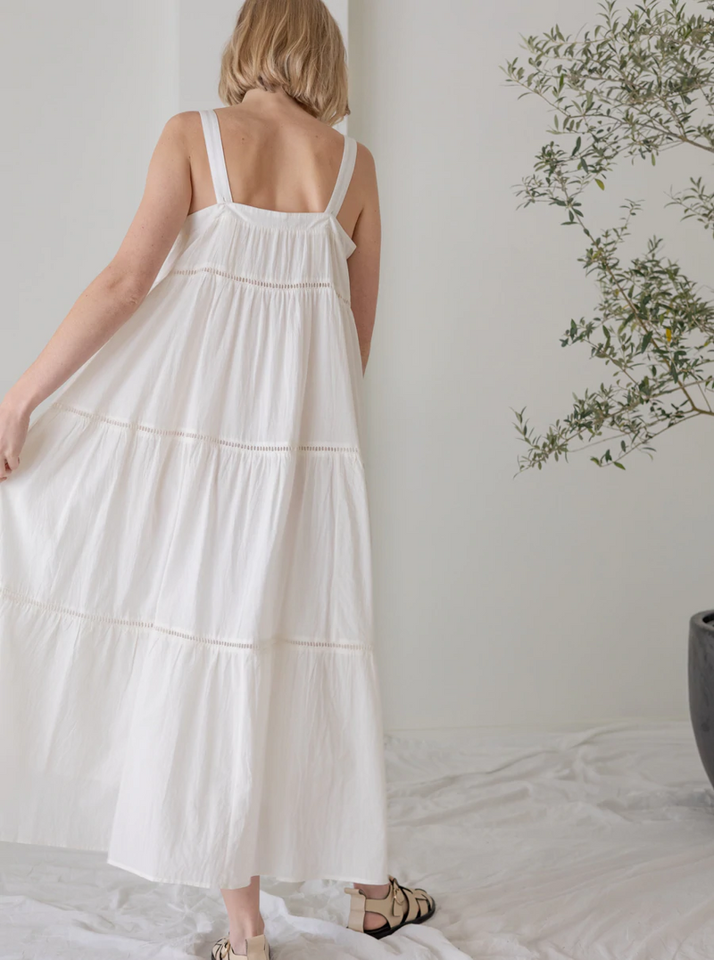 Strappy Tiered Maxi Dress