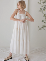 Strappy Tiered Maxi Dress