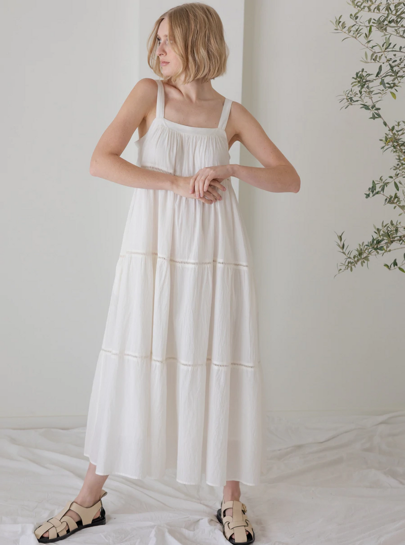 Strappy Tiered Maxi Dress