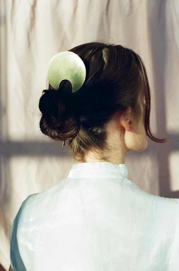 Mirror Disc Hair Pin